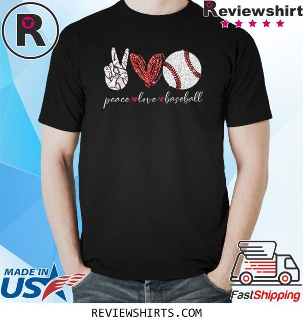 Peace Love Baseball 2020 TShirt