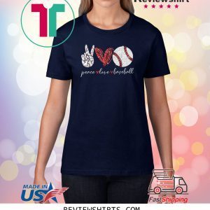 Peace Love Baseball 2020 TShirt