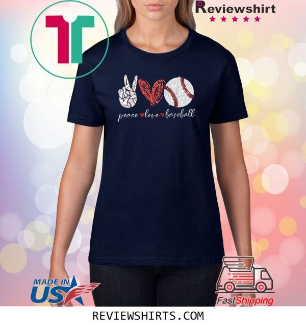 Peace Love Baseball 2020 TShirt