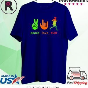 Peace Love Run For Runners Unisex T-Shirt