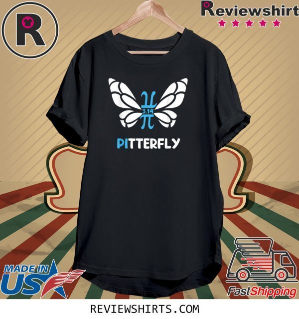 Pi Day Butterfly Pi Day Gifts Math Teacher Student Tee Shirt