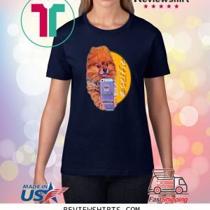 Pomeranian Dog Taking a Selfie 2020 TShirt