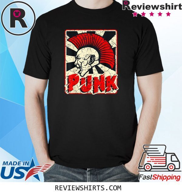 Punk Rock Skull Skeleton Rocker Vintage TShirt