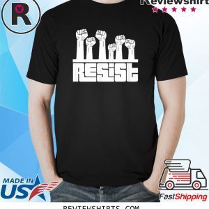 Resist Fists Anti Donald Trump Political Protest TShirt