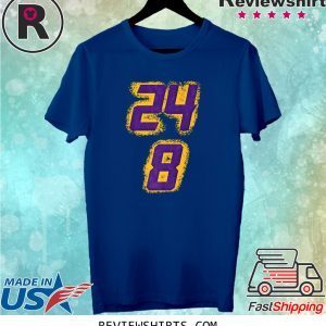 Rip Kobe Bryant Number 8 and 24 T-Shirt