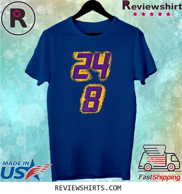 Rip Kobe Bryant Number 8 and 24 T-Shirt