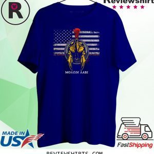 Spartan American Flag Unisex TShirt