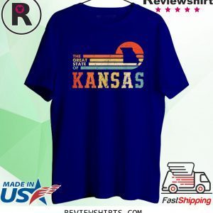 Vintage The Great State of Kansas Missouri Tee Shirt