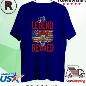 The Legend Has Retired Firefighter Fireman Unisex TShirt