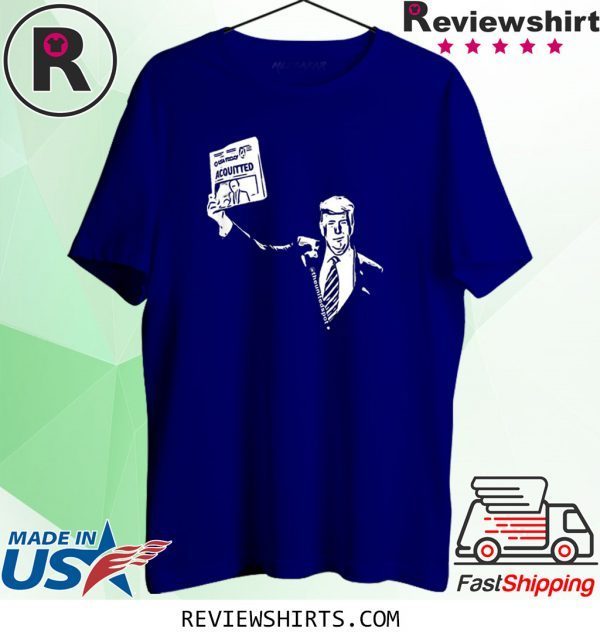 Donald Trump Acquitted USA Today 2020 T-Shirt