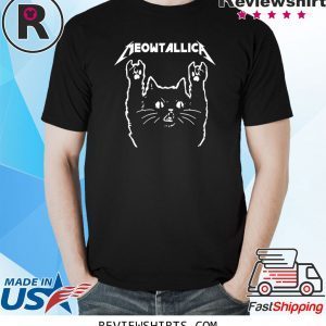 Meowtallica Cute Love Cats Tee Shirt