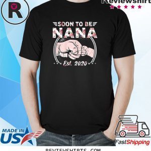 Vintage Retro Soon To Be Nana Grandma Funny TShirt