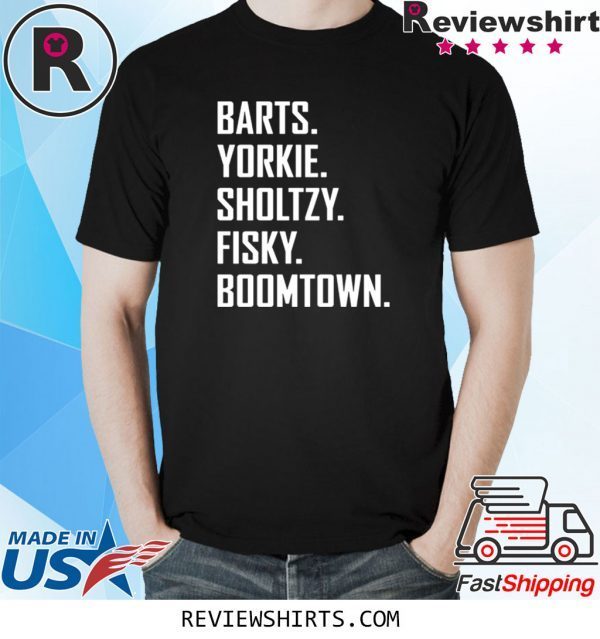 Barts yorkie sholtzy fisky boomtown unisex tshirt