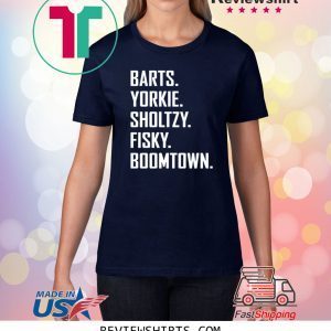 Barts yorkie sholtzy fisky boomtown unisex tshirt