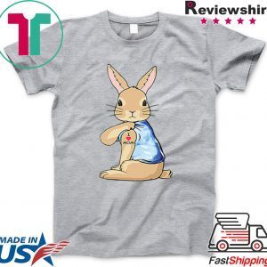 Bunny Tattoos I love mom T-shirt