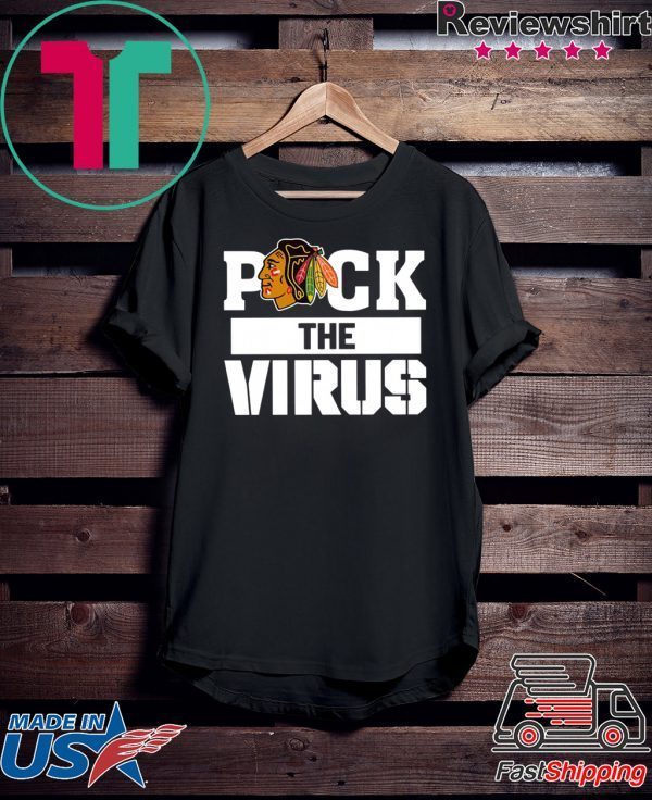 Chicago Blackhawks Puck The Virus Shirt