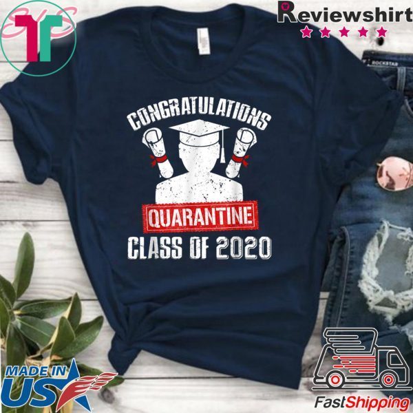 Class Of 2020 Graduating Class In Quarantine Vintage T-Shirt