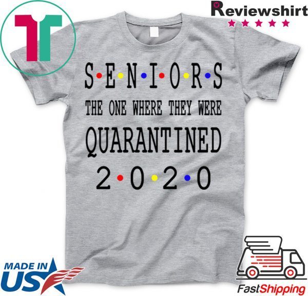 Class Of 2020 Graduation Senior Funny Quarantine Senior 2020 Shit Getting Real Shirt