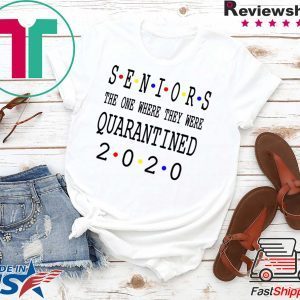 Class Of 2020 Graduation Senior Funny Quarantine Senior 2020 Shit Getting Real Shirt