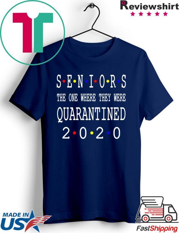 Class Of 2020 Graduation Senior Funny Quarantine -Senior Class of 2020 Shit Is Gettin' Real Graduate Shirt