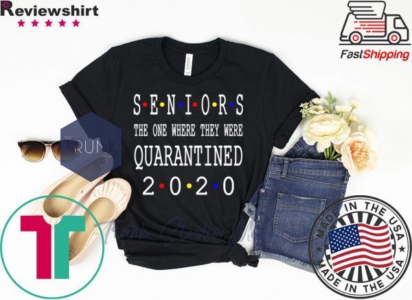 Class Of 2020 Graduation Senior Funny Quarantine -Senior Class of 2020 Shit Is Gettin' Real Graduate T-Shirt