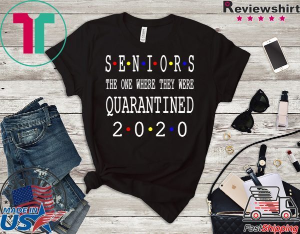 Class Of 2020 Graduation Senior Funny Quarantine -Senior Class of 2020 Shit Is Gettin' Real Graduate Tee Shirt