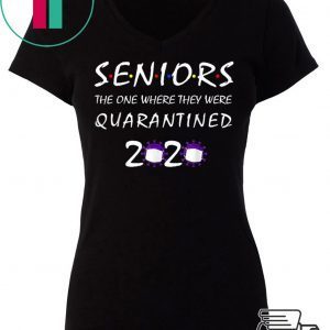 Class Of 2020 Graduation Senior Funny Quarantine T-Shirt