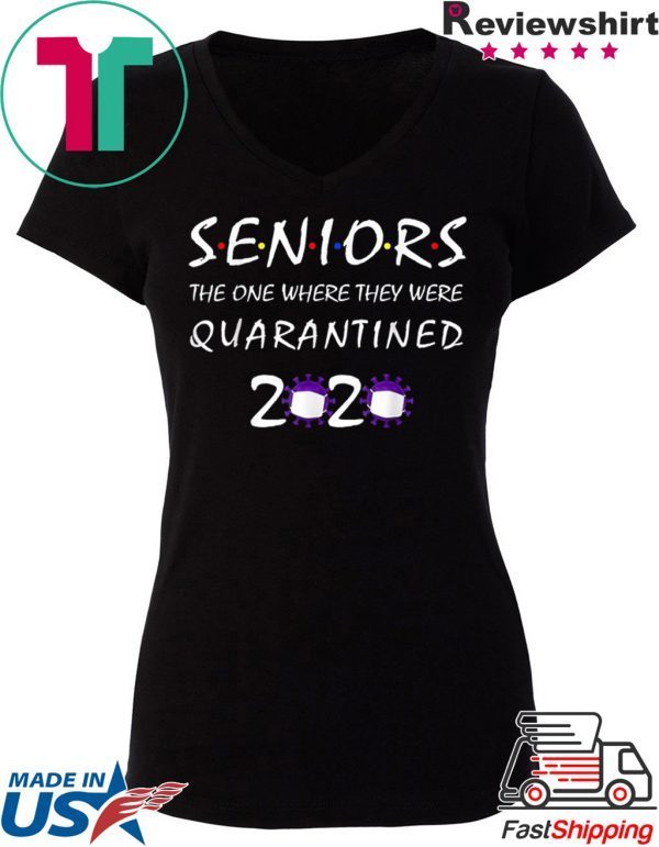 Class Of 2020 Graduation Senior Funny Quarantine T-Shirt