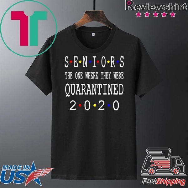 Class Of 2020 Graduation Senior Funny Quarantine T-Shirt - Senior 2020 Shit Getting Real T-Shirt