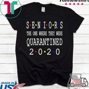 Class Of 2020 Graduation Senior Funny Quarantine T-Shirt - Senior Class of 2020 Shit Is Gettin' Real Shirt