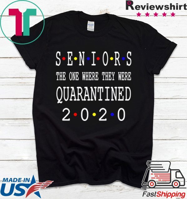 Class Of 2020 Graduation Senior Funny Quarantine T-Shirt - Senior Class of 2020 Shit Is Gettin' Real Shirt