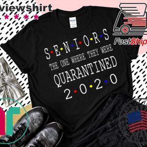 Class Of 2020 Graduation Senior Funny Quarantine – Senior 2020 Shit Getting Real Unisex T-Shirt