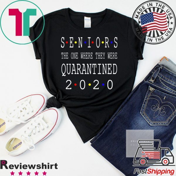 Class Of 2020 Graduation Senior Funny Quarantine – Senior 2020 Shit Getting Real T-Shirt