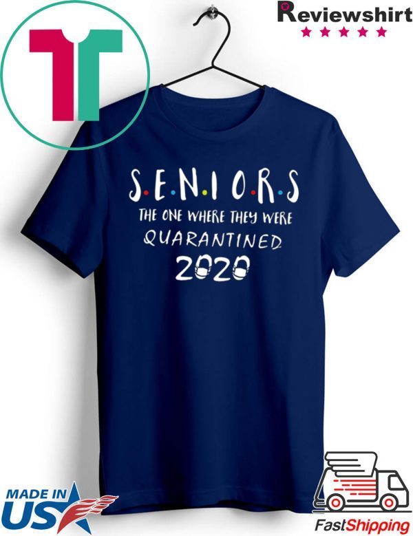 Class Of 2020 Graduation Senior Quarantine Shirt