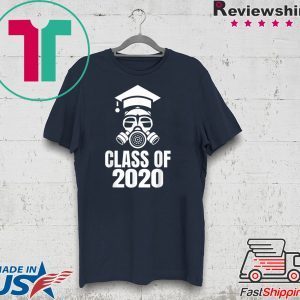 Class of 2020 Quarantine Seniors Gas Mask T-Shirt