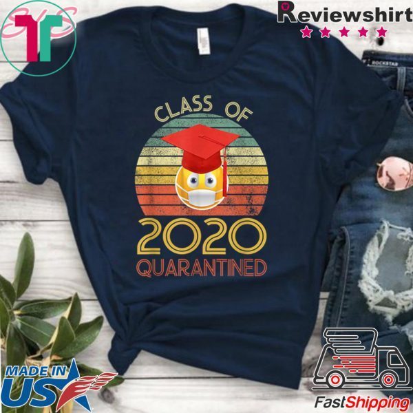 Class of 2020 Quarantined Seniors Flu Virus Quarantine Grad T-Shirts