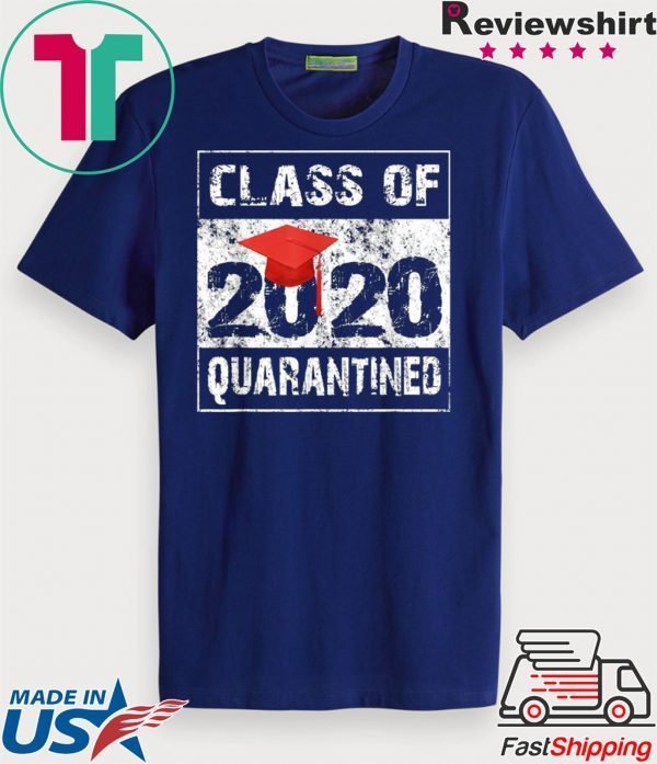 Class of 2020 Quarantined Seniors Flu Virus Quarantine Grad T-Shirt