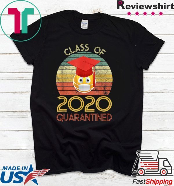 Class of 2020 Quarantined Seniors Flu Virus Quarantine Grad T-Shirts