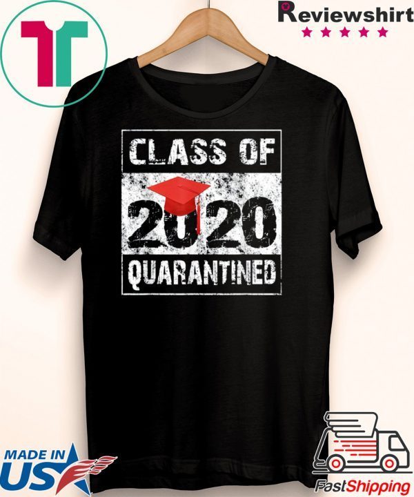 Class of 2020 Quarantined Seniors Flu Virus Quarantine Grad T-Shirt