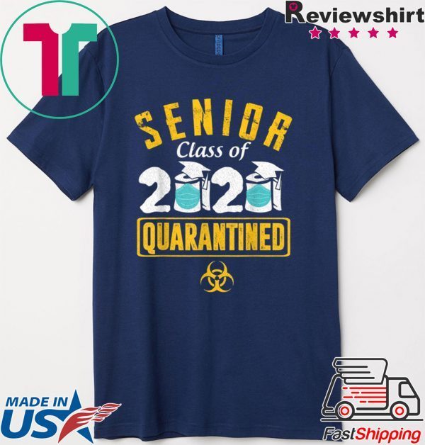 Class of 2020 The Year When Shit Got Real Graduation Tee Shirt