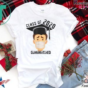 Class of 2020 quarantined mask graduating senior graduation T-Shirt