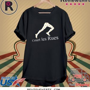 Court les Rues White Fleur de Lis Funny TShirt