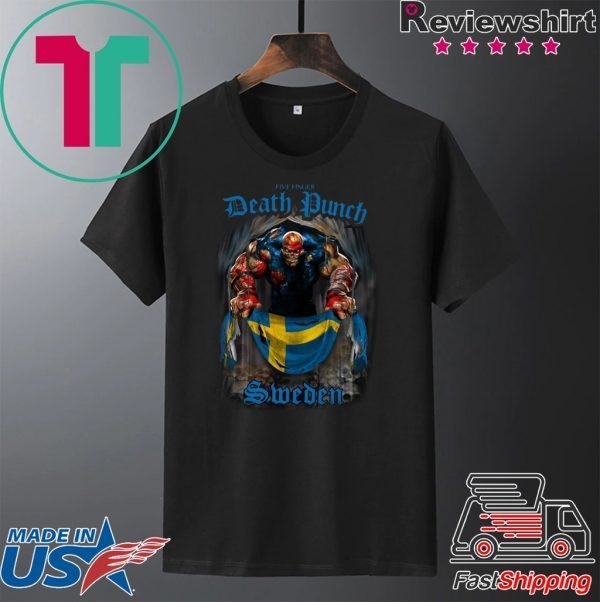 Death Punch Sweden Flag Shirt