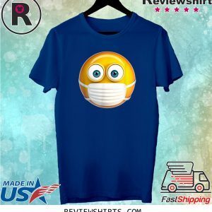 Face Medical Mask Emojis Surgical Health Mask Against Virus Tee Shirt