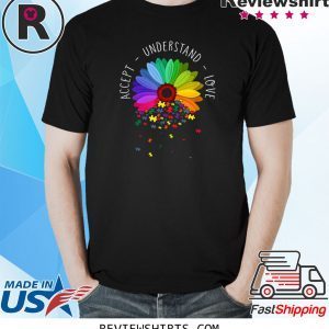 Floral Autism Awareness Daisy Flower T-Shirts