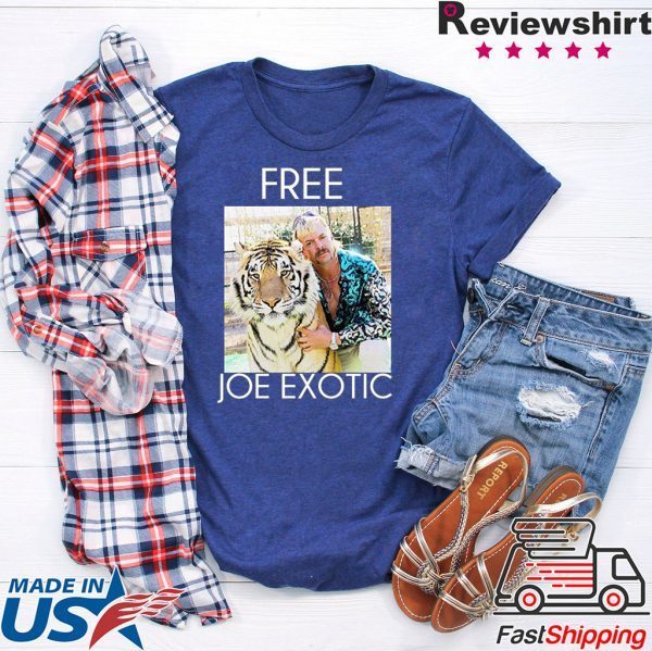 Free Joe Exotic Tiger King Premium T-Shirts
