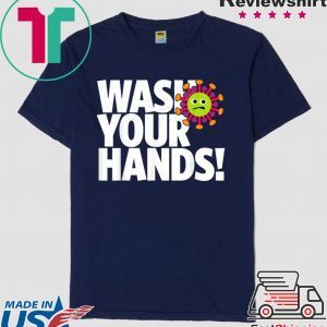 Fun Cartoon Instruction Health Advice Wash Your Hands T-Shirt