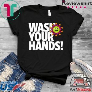 Fun Cartoon Instruction Health Advice Wash Your Hands T-Shirt