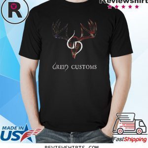 Greid Customs US Flag Deer Head 2020 T-Shirt