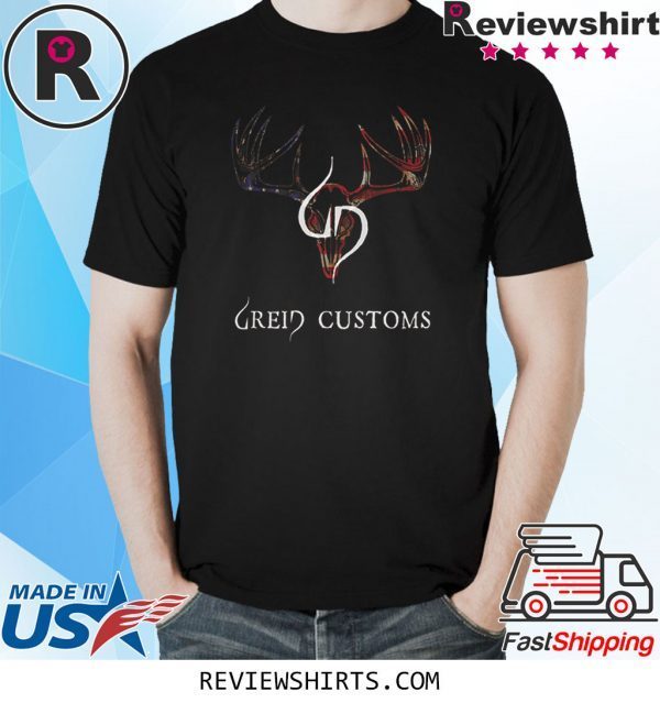 Greid Customs US Flag Deer Head 2020 T-Shirt